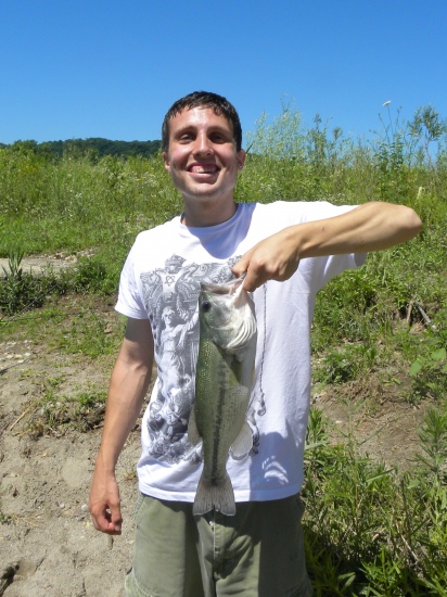 Caught in cambelle park just outside of harrion, ohio weighing 5 lbs.  Clear 93 degree day