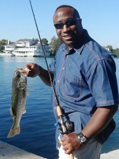 This took place on 9/18/10 at a private lake called Woodbridge lake in a gated community in Irvine, CA.  This three pound bass was the first fish caught on a Berkley Tactix rod that I've bought for my birthday back in March.    ROD: 7'0