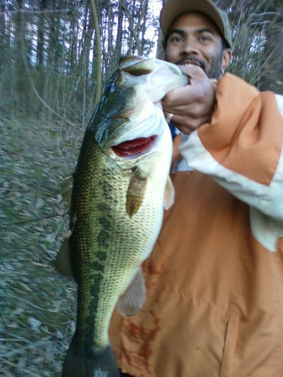 7 pound largemouth bass caught in southern ohio