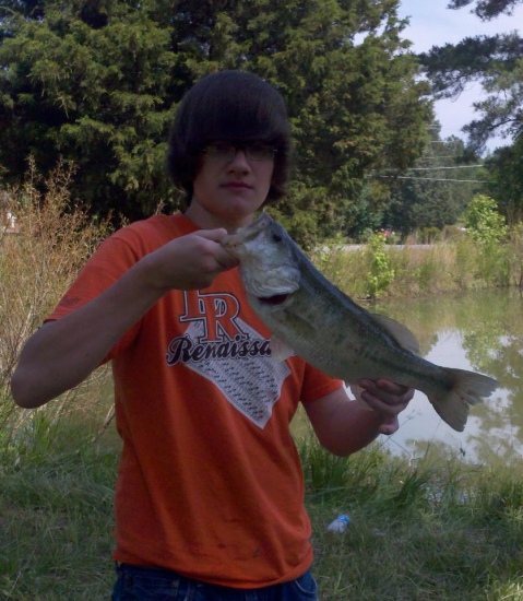 Biggest bass i have ever caught. 8LBS