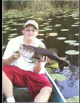 Wasnt easy tring to get him through those lilly pads....