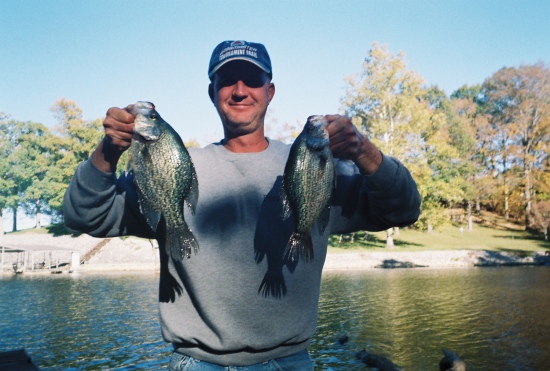 crappies caught on lake barkely kentucky in the fall of 07 on a slip bobber tipped with a minnow. it was a good week