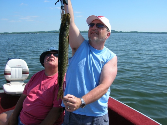 Me and Dad on Lake Winnebago