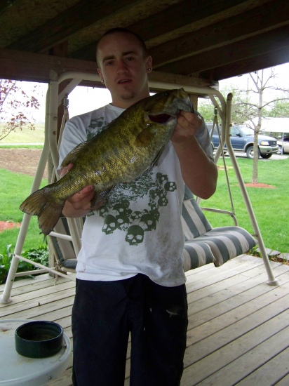 4 lbs. small mouth...tippy river in Indiana