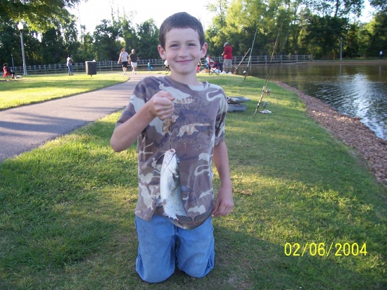 Chandler Jones caught this catfish in park lake in collierville. He was using night crawlers.