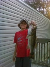 Hy Bill, My names Wade H. Wyndham , I cought this bass in my neighbors pond U might have recognized his photos  Eric C. Craven, This bass I cought was around an estimate of 3lb, I cought this fish on a mini torpito, at around 3:00 pm.   Sincerely Wade H. Wyndham ,