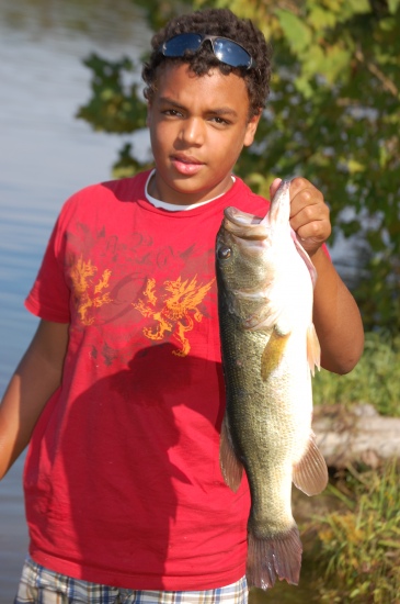 Xzavier Thompson caught this bass in Smyrna,Tennessee.  The fish weighed 6.31 pounds.