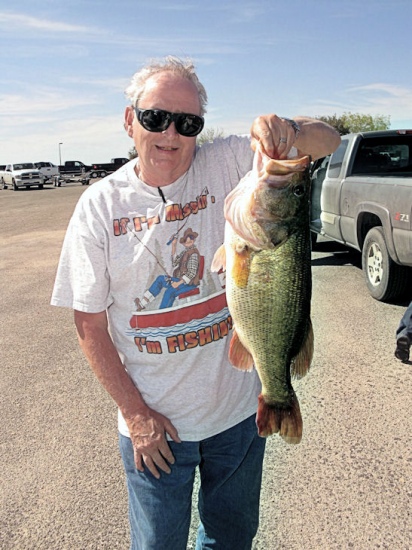 This was my Second trip to Choke Canyon Reservoir in South Texas and the second big bass. This one ran 9.5 lbs -24 1/2 inches and 17 1/4 inches around. Now I have a favorite Lake.
