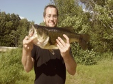 7lbs 2 oz. Caught in Hudson, New Hampshire, Robinson Pond