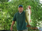 Caught this fish in St Francisville Louisiana using a fat free BD5sl crank bait 6 feet from the bank. Weighed 10/1