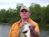Caught and released from La Cygne Reservoir in Kansas on a 3/4 ounce Mop Jig with a 5