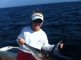 im 13 years old, caught in cabo mexico  striped marlin 10 ft 120lbs