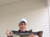 I caught this 6lb 8oz monster on a white zoom trick worm. I will never go fishing without a pack! I was fishing in a private farm pond in Ohio.