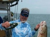 Caught on a Ronco Pocket Fisherman in the jetties near Port O'Connor. Booyah... Sardines.