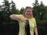 Caught this baby on Bauneg Beg Lake in North Berwick, Maine! Big for up here!