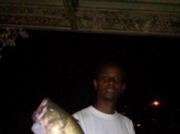 Large Mouth Bass caught in Old Hickory Lake in Tennesse.