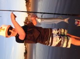 Jack Smelt caught on 12/27/14 @ Pismo Beach, California while wearing his new Bill Dance hat that Santa brought.  Fresh fish tacos!!!!