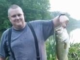 Bank fishing the Assunpink WMA with my son William. Caught this 23.5