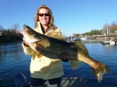 15.2 pound walleye caught in Picton, Ontario, Canada. More photos at my blog ashleymrae.blogspot.com