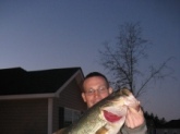 Mission Lake Moody AFB Valdosta GA  8lbs.  Caught in March on bumble bee gambler worm no weight.