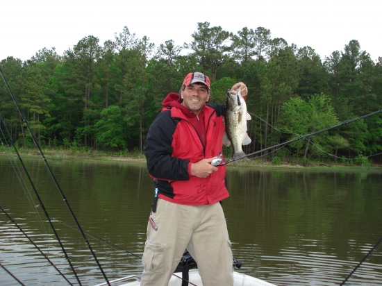 Heddon's signature Bill Dance lure, the Pop'n Image, and my Abu Garcia landed me three of these lunkers in one morning.