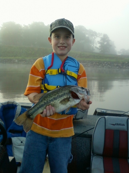 This is my first bass caught on Toledo Bend.  It weighed   3 lbs.
