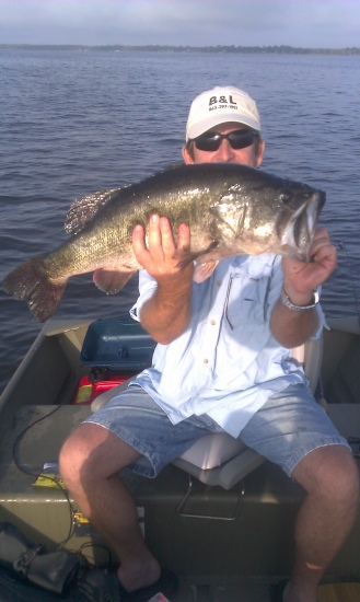 I was Fish on Lake Walk-in-Water, Calm day, no wind...heard a splash and threw my 4inch rapela jerk bait..and I landed this beautiful 18  pounder! My Friend Mike and I took a few pictures and released to catch again another day.. Beauty huh?