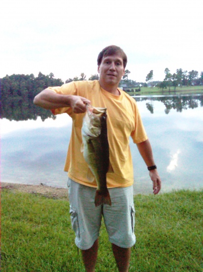 7lb large mouth caught with Quantum Bill Dance Baitcast Combo and a BOOYAH spinner bait.