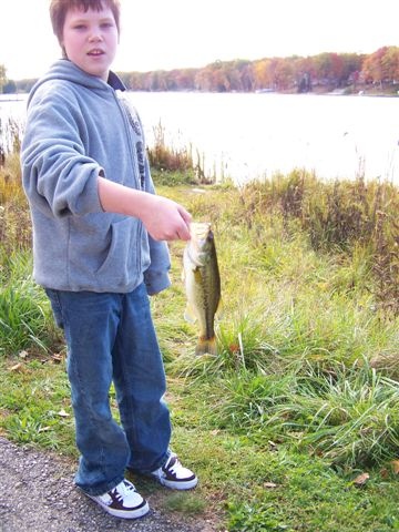 I caught this largemouth with a rapala floating crankbait color:rainbow trout on Little Long Lake Harrison,MI