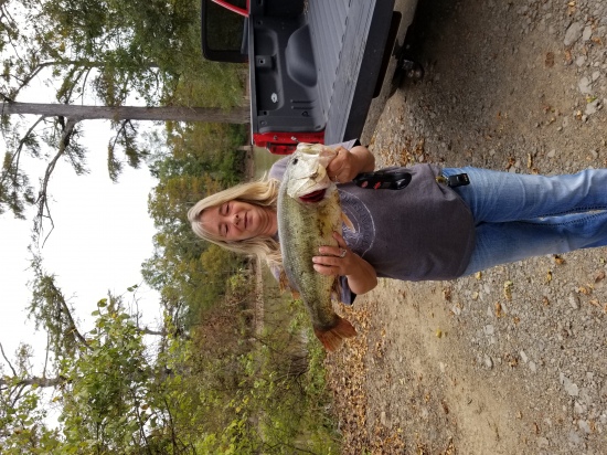 Caught this one in Whirl Lake on the Henry Gray WMA Ar. Oct 11, 2017.  Unfortunately, I don't have weight. Scale didn't work. By measurements we got 25