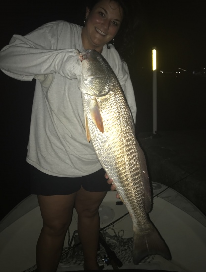 Redfish Caught in Saint Augustine,Florida in the Intercoastal waterway.
