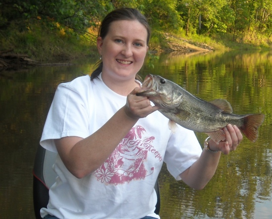 Caught on the Savannah River (South Carolina) on 5/12/08 - I think it weighed around 1 1/2 lbs