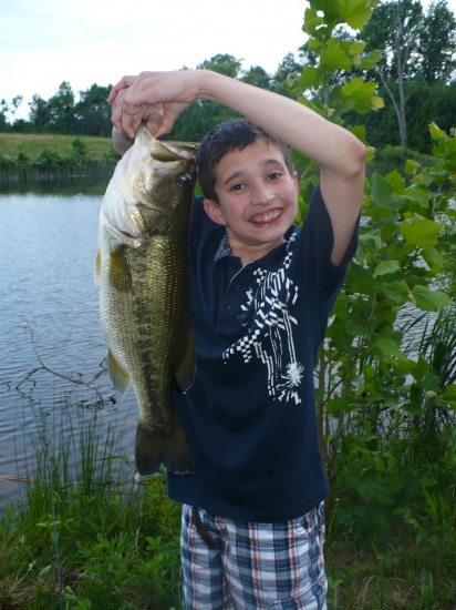 Hi Bill My name is Ben and i,m 12 years old this my largest fish so far it was 19