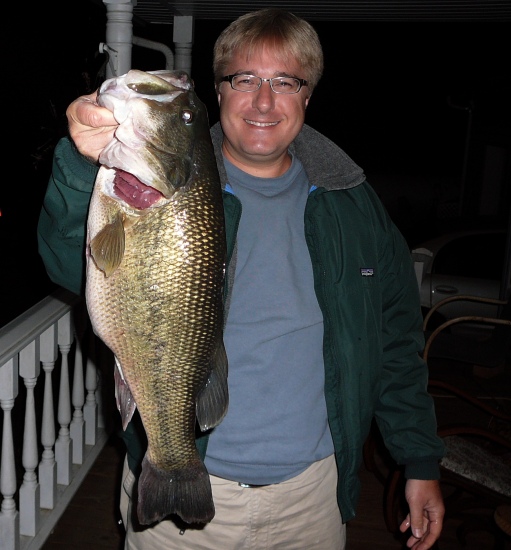Marc caught this 7 lb. 5 oz. slunger on a YUM crawbug in Wood County West Virginia.