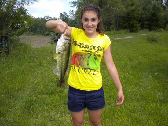 first lunker.. caught it using a 4 in yum dinger. watermellon color.   DINGA! 2 lbs
