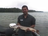 i cought this northern in mosquito lake it was thirty-five inches and weighed ten pounds