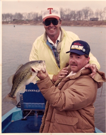 While cleaning out some old files, I ran across this photo of my husband and Bill Dance back in the early 1980's.  Both men look just a little different now.  But the fishing is still the same.
