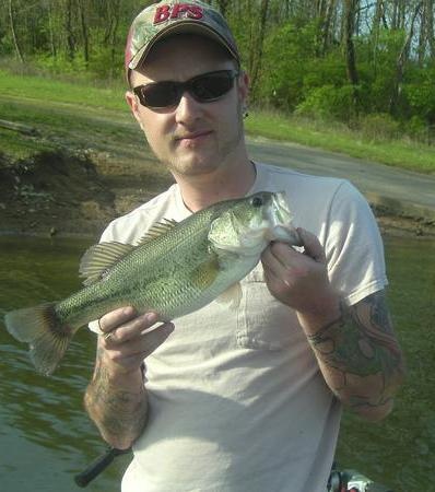 winton oods lake , ohio. caught on a gary dees baby bass color D bait.