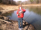 This is my grandson Laine, 3rd generation BassMaster.. Caught some bass and crappie on Christmas Eve 2010 in Grenada, MS.