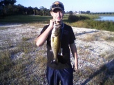 The bass was caught at a private lake it wieghed 5 pounds and 10 ounces I caught the bass at the age of 14 which i will still be until febuary it was caught in polk county florida