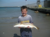 Trevor Dance (age 12) had to tag this redfish in Port Aransas, Texas.