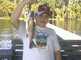 I caught this nice red on a piece of shrimp in the St.  Johns river it wasn't big enough to keep so we let it go.