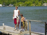 Me and My Brother caught these fish in Lake City south Dakota.