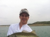 Caught May 26, 2012 on Lake Amistad in Del Rio, Tx.   Length: 27