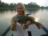 3 1/2 lb Small Mouth Bass Cumberland River last cast of the day