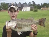 My 14 year old nephew, Jake Blount, caught this 13.1 lb bass on June 4 in a pond near Jacksonville Florida.  He has overcome a lot of personal problems in his life that old destroy most 14 yr olds and absolutely loves bass fishing.  You are his hero.  It would make this young man very happy if you posted this pic.  He's a very good fisherman too.  Thank  Matt Mandeville