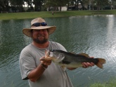 ol bucket mouth 7.4 lbs caught at one of my favorite ponds in North Central Florida. Fishin slow on a greenpumkin Zoom Super Fluke 8-30-08