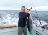 Jim mcnelley my first tuna caught in north carolina in november 2013.it weighed 28lbs.