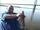 Mississippi River it weighed 7lbs caught it on stink bait