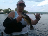 Just six weeks after shoulder surgery, caught it on a jig.
